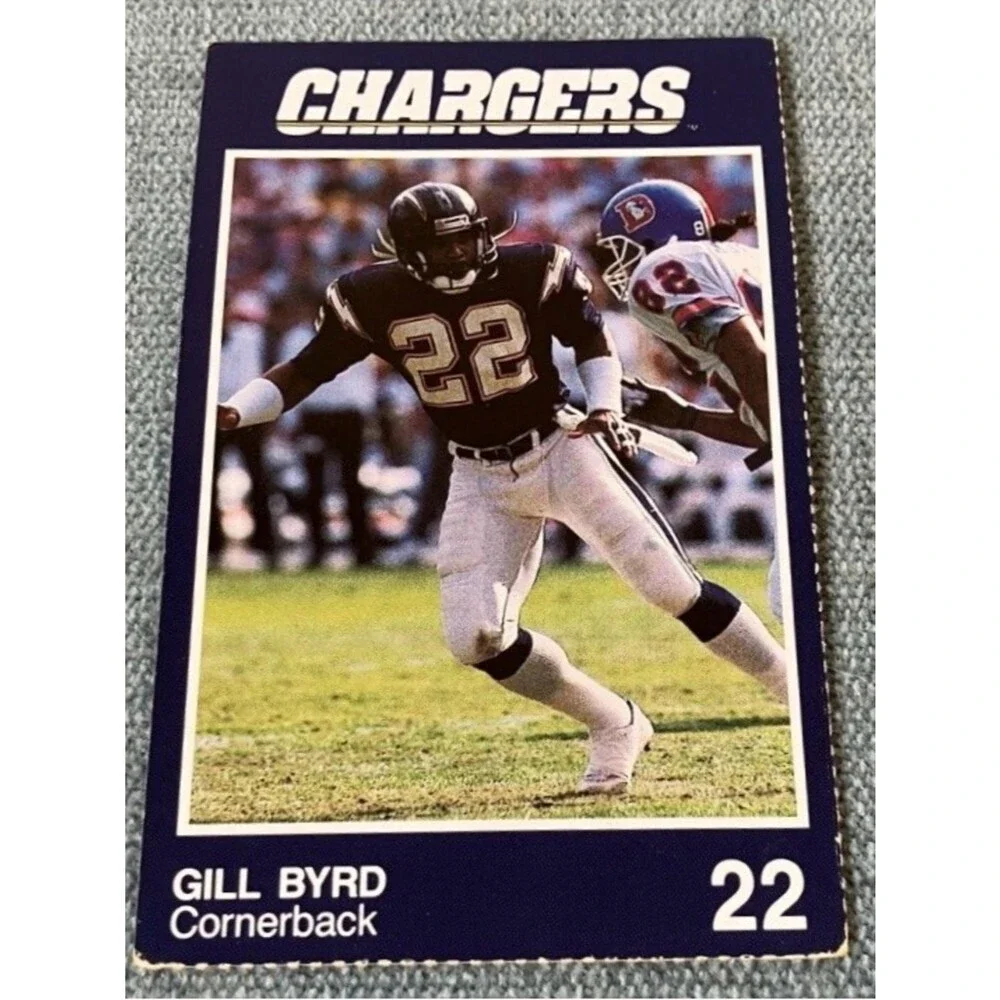 Chargers NFL Football Trading Card Football Card
